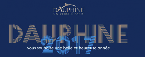 Dauphine Alumni vous souhaite une bonne et heureuse année 2017 !