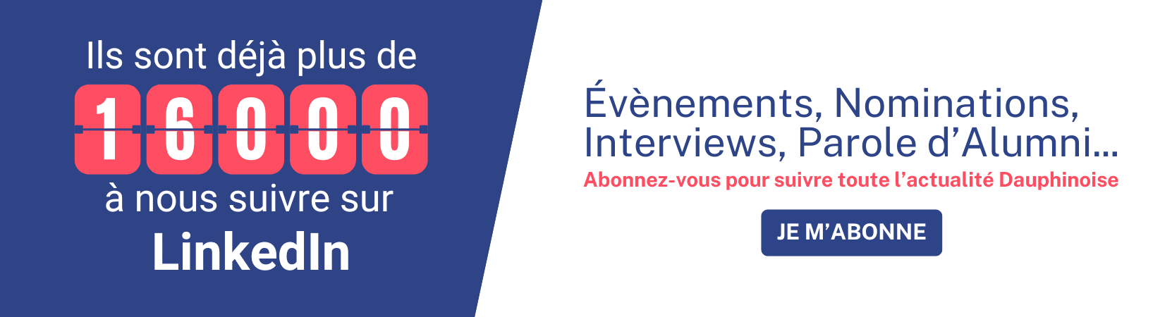 Suivez-nous LinkedIn