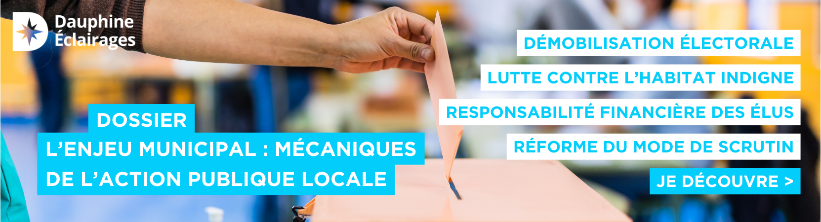 Dauphine Eclairages : Elections municipales