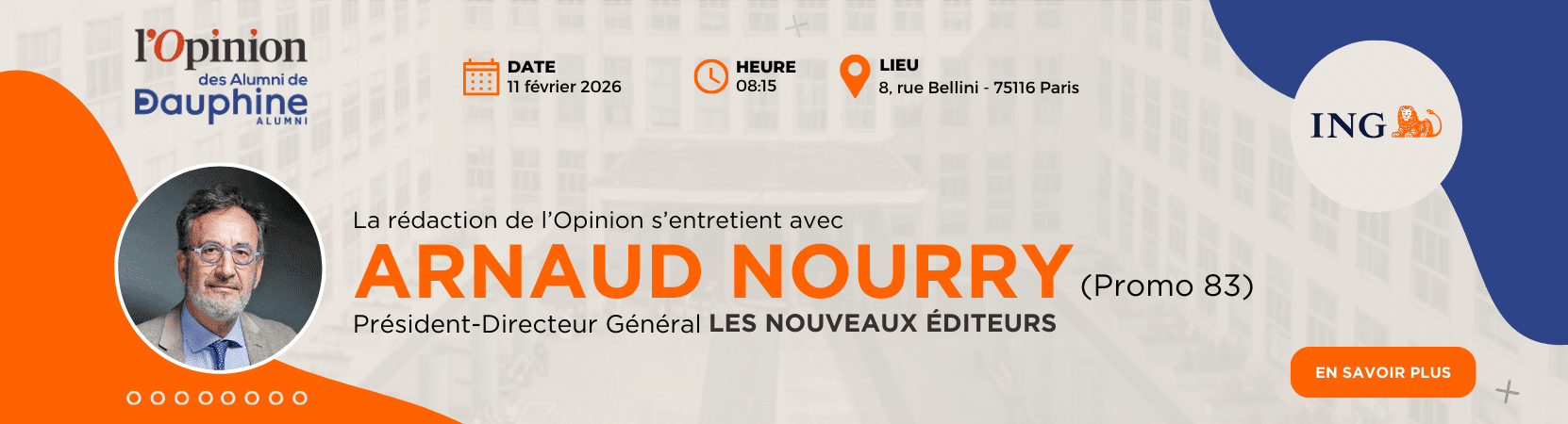 L'Opinion des Alumni - Arnaud Nourry