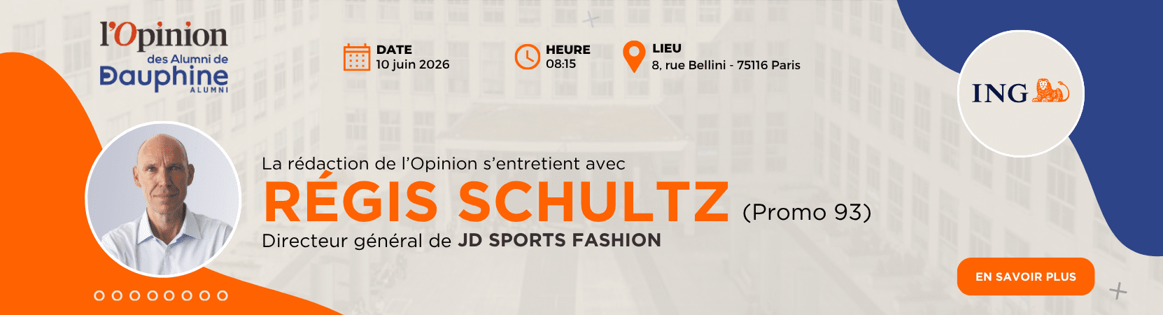 L'Opinion des Alumni - Regis Schultz