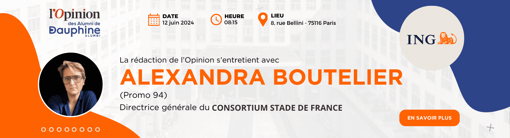 L'Opinion des Alumni - Alexandra Boutelier