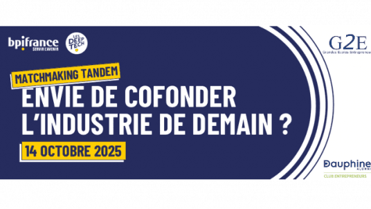 Matchmaking Tandem, devenez associé pour un projet deeptech !