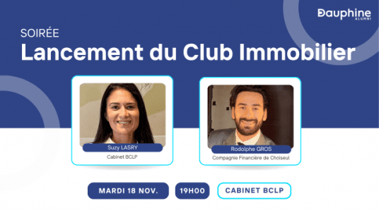 Soirée de lancement du Club Immobilier