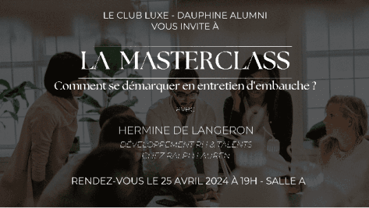 Masterclass - Comment se démarquer en entretien d’embauche ?