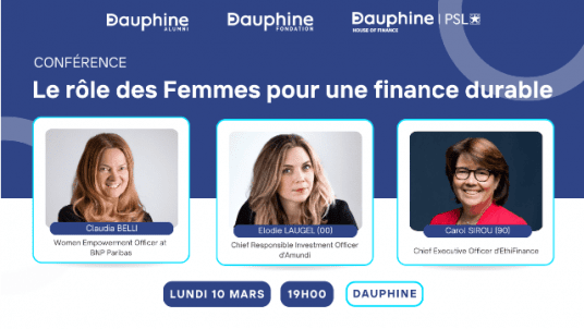 Le rôle des Femmes pour une finance durable