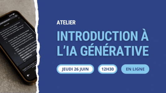 Introduction à l’IA générative - Atelier débutant IA
